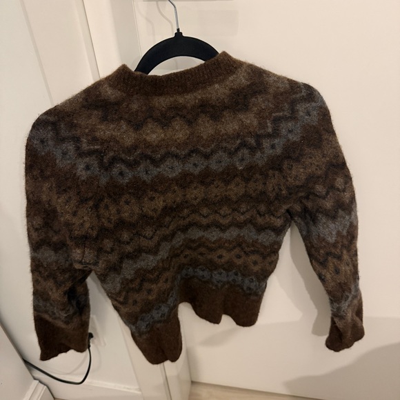Wilfred Brown Patterned Sweater - Picture 3 of 3